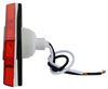 clearance lights rear side marker optronics trailer or light w/ reflector - incandescent red lens