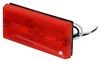 clearance lights non-submersible optronics trailer or side marker light w/ reflector - incandescent red lens