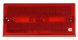 Optronics Trailer Clearance or Side Marker Light w/ Reflector - Incandescent - Red Lens - MC48RB