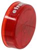 clearance lights 2-1/2 inch diameter optronics and side marker trailer light - submersible incandescent round red lens