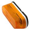 clearance lights non-submersible optronics or side marker trailer light - incandescent oblong amber lens