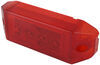clearance lights non-submersible trailer or side marker light w/ weathertight plug - incandescent red lens