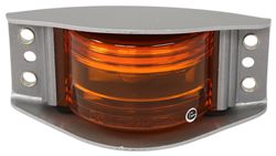 Armored Clearance and Side Marker Trailer Light - Incandescent - Steel Housing - Amber Lens - MC82AB