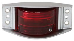 Armored Clearance and Side Marker Trailer Light - Incandescent - Steel Housing - Red Lens - MC82RB