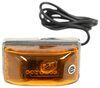 clearance lights 2-1/16l x 1-1/16w inch optronics mini trailer or side marker light - submersible incandescent amber lens