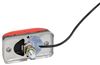 clearance lights 2-1/16l x 1-1/16w inch optronics mini trailer or side marker light - submersible incandescent red lens