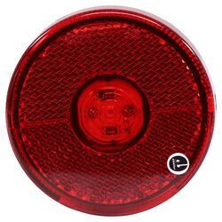 Optronics LED Clearance or Side Marker Trailer Light w/ Reflector - 1 Diode - Round - Red Lens