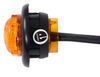 clearance lights rear side marker led trailer mini and light with grommet - submersible 1 diode amber lens