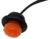 clearance lights rear side marker glolight uni-lite led and light - submersible 2 diodes round amber lens