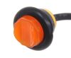 clearance lights 1 inch diameter glolight uni-lite mini led or side marker light with grommet - round amber lens