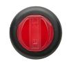 clearance lights 3/4 inch diameter glolight uni-lite mini led or side marker light with grommet - round red lens