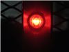 0  clearance lights submersible uni-lite led and side marker light w grommet - 2 diodes clear lens red