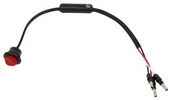 GloLight Uni-Lite Mini LED Clearance or Side Marker Light with Grommet - Turn - Round - Red Lens