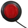 clearance lights 3/4 inch diameter glolight uni-lite mini led or side marker light with grommet - turn round red lens