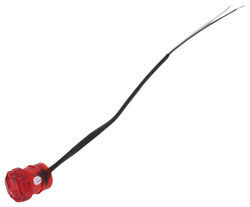 Uni-Lite LED Trailer Clearance or Side Marker Light - Submersible - 1 Diode - Round - Red Lens