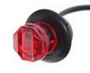 clearance lights submersible uni-lite led or side marker light w/ grommet - 1 diode round red lens
