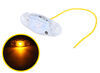 clearance lights 2-1/2l x 1-1/8w inch optronics mini amber led or side marker light - submersible 2 diodes clear lens