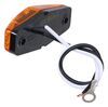 clearance lights 2-1/2l x 1-1/16w inch optronics led mini or side marker trailer light - submersible 2 diodes amber lens