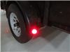 0  clearance lights 2 inch diameter glolight led trailer or side marker light - submersible 6 diodes round red lens