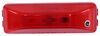 clearance lights submersible glolight thinline led trailer or side marker light - rectangle red lens