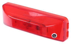 GloLight Thinline LED Trailer Clearance or Side Marker Light - Submersible - Rectangle - Red Lens - MCL165RB