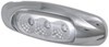 clearance lights submersible miro-flex led or side marker light w/ chrome bezel - 3 diodes clear lens