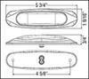 clearance lights submersible mcl19crb