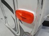 LED Trailer Clearance or Side Marker Light w/ Reflex Reflector- 3 Diodes - White Base - Amber Lens Amber MCL32AB