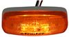 LED Clearance and Side Marker Light w/ Turn and Reflector - 3 Diodes - White Base - Amber Lens Non-Submersible Lights MCL32ATB