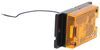 clearance lights optronics led side marker or light w/ reflector for carry-on trailers - 3 diodes amber