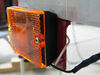 0  clearance lights rear side marker optronics led or light w/ reflex reflector - 6 diodes square amber lens