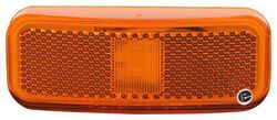 Optronics LED Clearance or Side Marker Light w/ Reflector - 2 Diodes - Rectangle - Amber Lens - MCL40APB