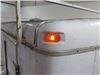 0  clearance lights 4l x 1-1/2w inch optronics led trailer and side marker light w/ reflex reflector - 6 diodes amber lens