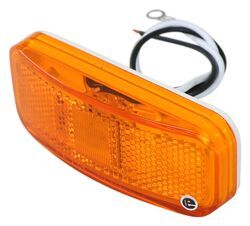Optronics LED Trailer Clearance and Side Marker Light w/ Reflex Reflector - 6 Diodes - Amber Lens - MCL44AB