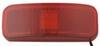 non-submersible lights 4l x 1-1/2w inch optronics led trailer clearance or side marker light w/ reflector - 6 diodes rectangle red lens