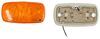 clearance lights non-submersible optronics double bullseye led trailer or side marker light - 10 diodes amber lens