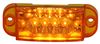 clearance lights submersible miro-flex led trailer side marker light and mid-ship turn signal - amber lens