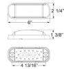 rear clearance side marker submersible lights