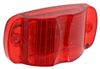 clearance lights 4l x 2w inch optronics led trailer and side marker light - submersible 14 diodes red lens