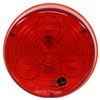Optronics LED Trailer Clearance or Side Marker Light - Submersible - 3 Diodes - Round - Red Lens Submersible Lights MCL55RB