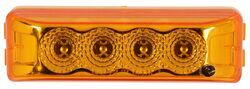 Miro-Flex Thinline LED Trailer Clearance or Side Marker Light - Sumbersible - 4 Diodes - Amber Lens - MCL63AB