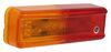 clearance lights submersible optronics thinline led trailer fender light for trailers over 80 inch wide - 10 diodes amber/red