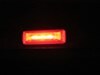 0  clearance lights submersible optronics thinline led trailer or side marker light - 3 diodes red lens