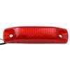 submersible lights 4l x 1w inch optronics led trailer clearance or side marker light - 6 diodes red lens 12v