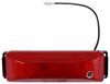clearance lights 4l x 1w inch thinline led trailer or side marker light w/ bracket - submersible 3 diodes red lens