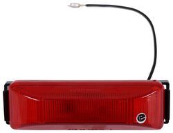 Thinline LED Trailer Clearance or Side Marker Light w/ Bracket - Submersible - 3 Diodes - Red Lens - MCL67RB