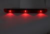 0  clearance lights rear identification light bar for trailers over 80 inch wide - submersible 3 diodes red lens