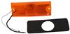 clearance lights submersible led trailer or side marker light w/ reflex reflector - 3 diodes amber lens