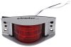 clearance lights rear side marker optronics armored led and light - 6 diodes steel housing red lens