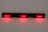 clearance lights submersible led identification light bar for trailers over 80 inch wide - 9 diodes red lens
